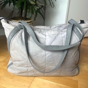 BDG Two Tone Gray Large Weekender Bag
